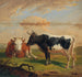 Vaches dans le pâturage - Alexander Johann Dallinger von Dalling — vy av konstverket