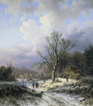 Alexander Joseph Daiwaille - Snow Landscape.webp