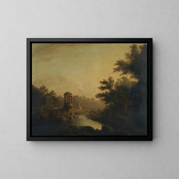 Le Puits de Saint Bernard - Alexander Nasmyth — inramlat konstverk på väggen