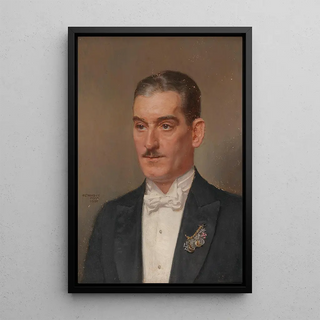 Alexander Pock - Bildnis eines Herrn mit Miniaturkette.webp