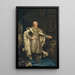 Gustave III 1746-1792, kung av Sverige - Alexander Roslin — inramlat konstverk på väggen