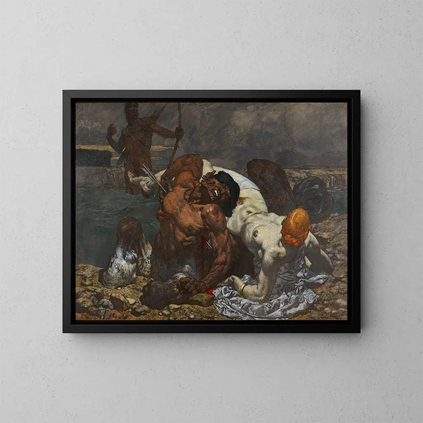 Nessus - Alexander Rothaug — inramlat konstverk på väggen