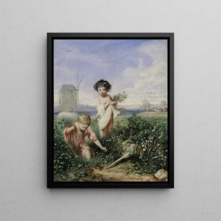 AlexandreGabriel Decamps - Children gathering Flowers.webp