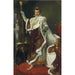 Reproduktion av målningen av kejsaren Napoleon Bonaparte 1769-1821 - Alexandre Benoît Jean Dufay