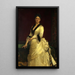 Catharine Lorillard Wolfe - Alexandre Cabanel — inramlat konstverk på väggen