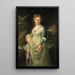 Christina Nilsson 1843-1921 operasångerska i Ophelia - Alexandre Cabanel — inramlat konstverk på väggen