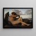 Ange déchu - Alexandre Cabanel — inramlat konstverk på väggen