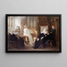 La Veuve du maître de chapelle - Alexandre Cabanel — inramlat konstverk på väggen