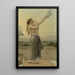 Le messager de l'amour - Alexandre Cabanel — inramlat konstverk på väggen