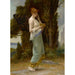 Psyché - Alexandre Cabanel — inramlat konstverk på väggen