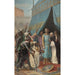 Reproduktion av målningen av Saint Louis fånge i Palestina - Alexandre Cabanel