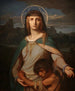 Sainte Monique i ett landskap - Alexandre Cabanel — vy av konstverket