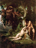 L'expulsion d'Adam et Ève du jardin du paradis - Alexandre Cabanel — vy av konstverket