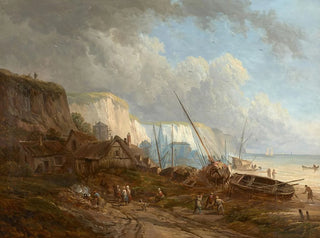 Alexandre Defaux - Marine  lembouchure dune rivire et Falaises du pays de Caux.webp