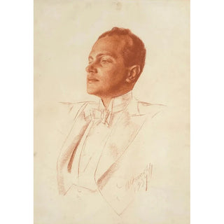 Alexandre Jacovleff - Portrait of the conductor Antal Dorti.webp