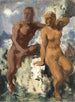 Triton och Nereide Capri - Alexandre Iacovleff — vy av konstverket