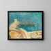 Vue du port de Calvi - Alexandre Iacovleff — inramlat konstverk på väggen