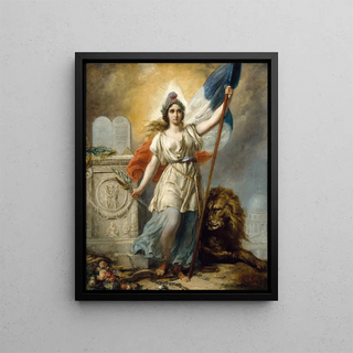 Alexandre Marie Colin - La Rpublique esquisse pour le concours de 1848.webp
