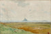 La baie du Mont-Saint-Michel avec le rocher de Tombelaine - Alexandre Séguier — vy av konstverket