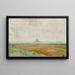 La baie du Mont-Saint-Michel avec le rocher de Tombelaine - Alexandre Séguier — inramlat konstverk på väggen
