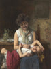 Fille de mauvaise humeur - Alexei Harlamoff — vy av konstverket