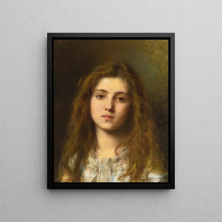 Alexei Harlamoff - Portrait Of A Young Girl.webp
