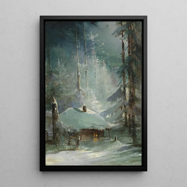 Alexei Kondratievich Savrasov - Hut in a wintry forest Object type painting.webp