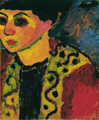 Alexej von Jawlensky - Dame vor blauem Grund.webp