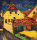 Hus i gult - Alexej von Jawlensky — vy av konstverket