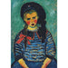 Flicka med röd rosett - Alexej von Jawlensky — vy av konstverket