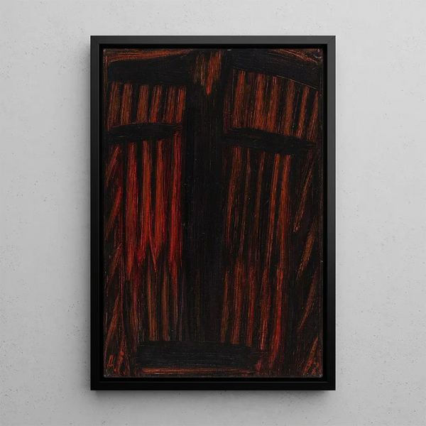 Reproduktion av målningen Stor målning av meditation Herren låt mig brinna - Alexej von Jawlensky