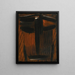 Meditation Noir Orange Lumineux - Alexej von Jawlensky — inramlat konstverk på väggen