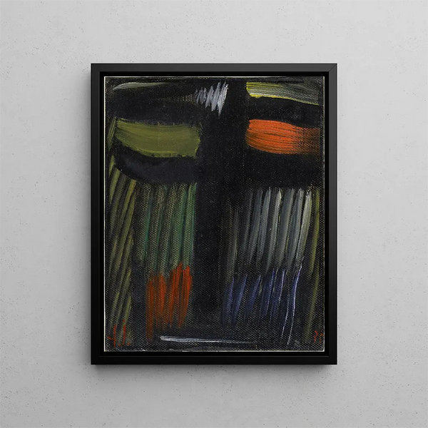 Meditation N° 133 - Alexej von Jawlensky — inramlat konstverk på väggen