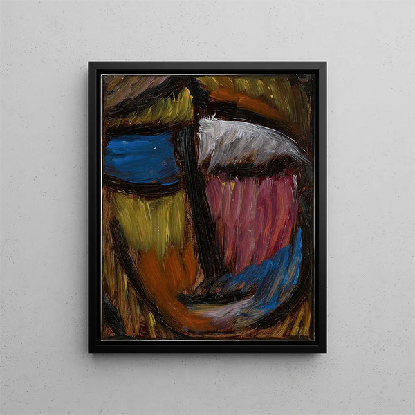 Meditation N° 30 - Alexej von Jawlensky — inramlat konstverk på väggen
