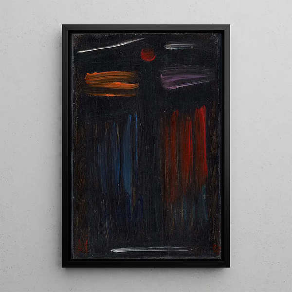 Meditation nr 33 - Alexej von Jawlensky — inramlat konstverk på väggen