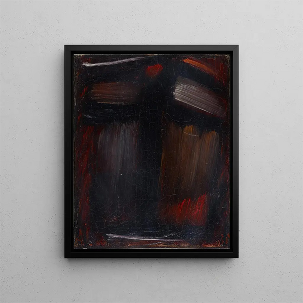 Meditation N° 57 - Alexej von Jawlensky — inramlat konstverk på väggen