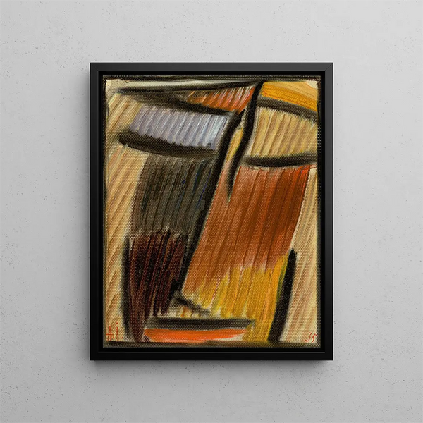 Meditation - Alexej von Jawlensky — inramlat konstverk på väggen
