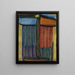 Meditation på guldbakgrund - Alexej von Jawlensky — inramlat konstverk på väggen