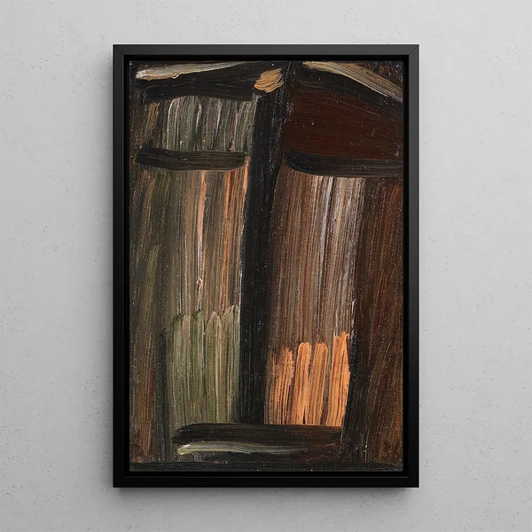 Meditation medeljord - Alexej von Jawlensky — inramlat konstverk på väggen