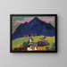 Murnau - Alexej von Jawlensky — inramlat konstverk på väggen