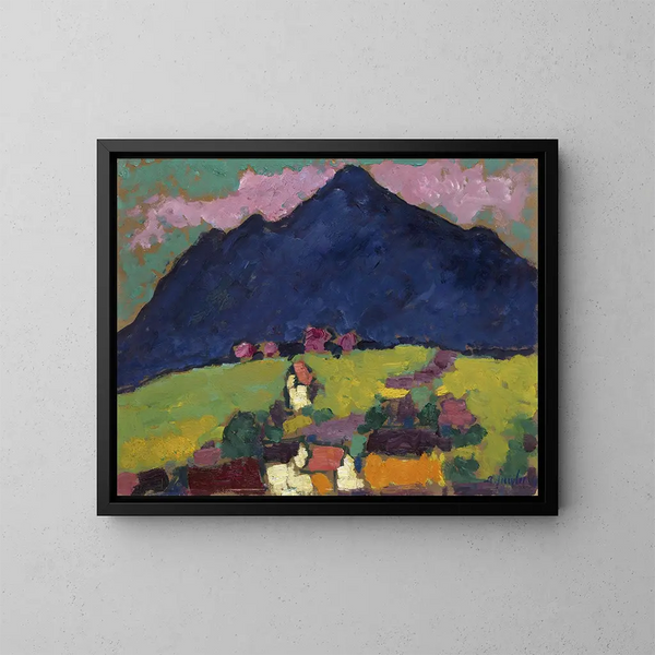 Murnau - Alexej von Jawlensky — inramlat konstverk på väggen