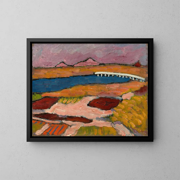 Prerow, i Pommern - Alexej von Jawlensky — inramlat konstverk på väggen