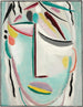 Les sauveurs font face au martyr - Alexej von Jawlensky — vy av konstverket