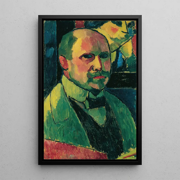 Reproduktion av målningen Självporträtt - Alexej von Jawlensky