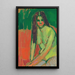 Reproduktion av målningen Demi-nu sittande lutande med långa hår - Alexej von Jawlensky