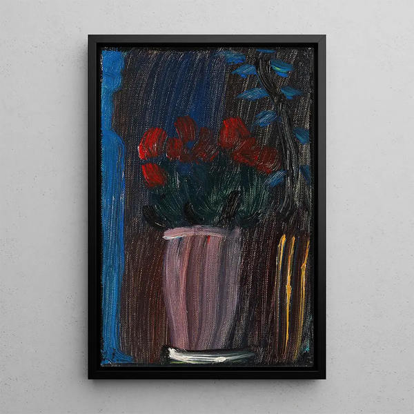 Reproduktion av målningen Naturtavla cyclamen blomning - Alexej von Jawlensky