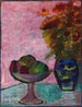 stilleben med fruktskål och blomvas - Alexej von Jawlensky — vy av konstverket
