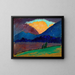 Sommarkväll i Murnau - Alexej von Jawlensky — inramlat konstverk på väggen