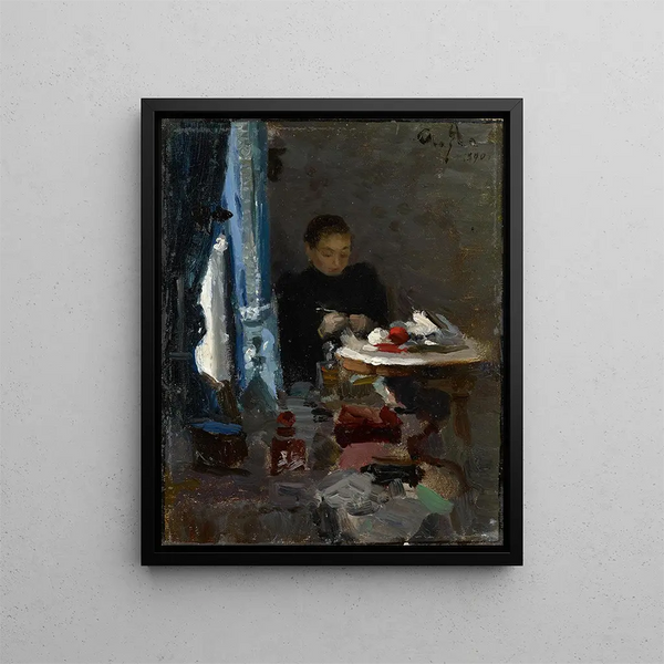 La mère des artistes - Alexej von Jawlensky — inramlat konstverk på väggen