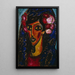 La Mantille bleue - Alexej von Jawlensky — inramlat konstverk på väggen